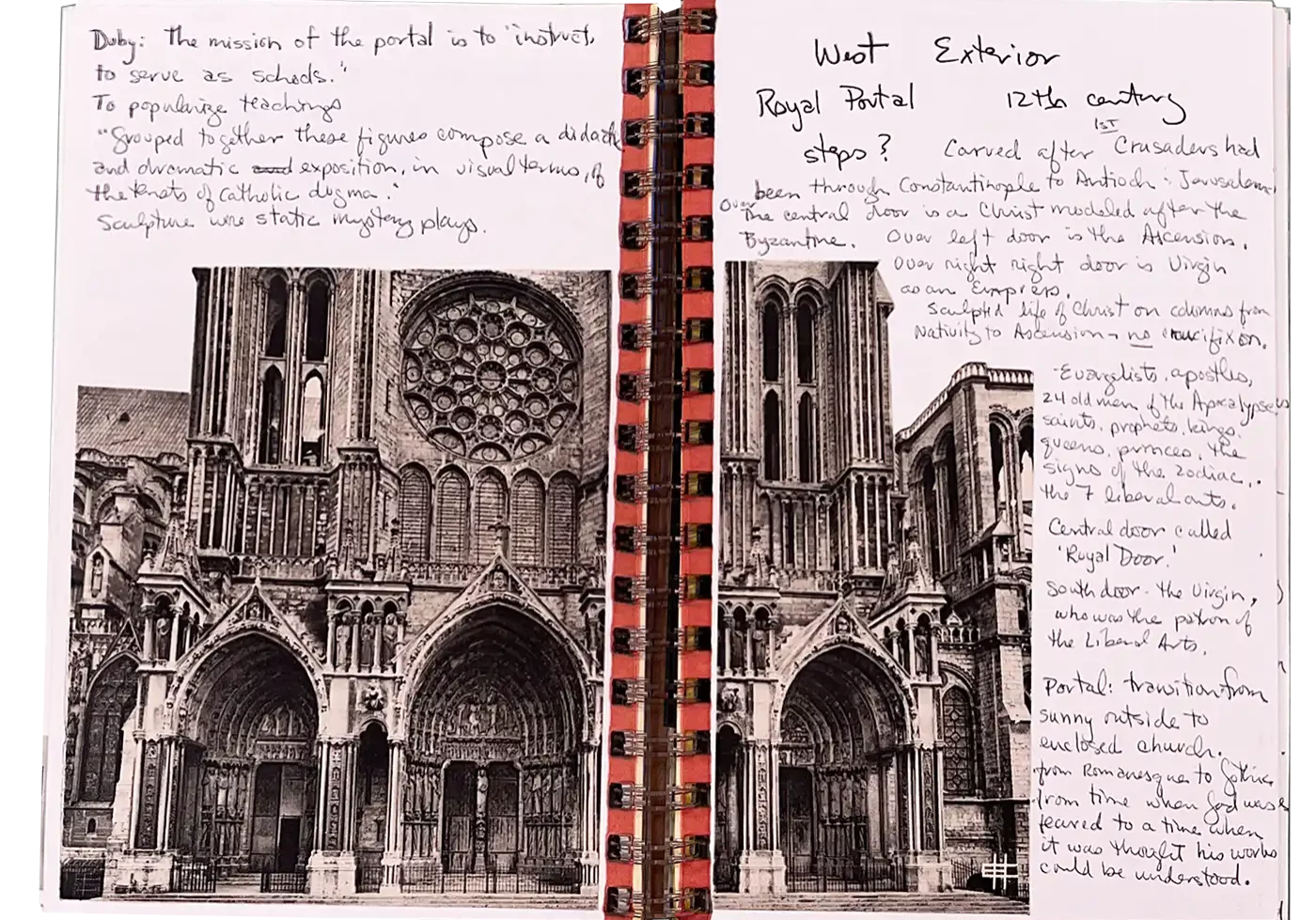 Chartres notebooks 048 © Mary Griep